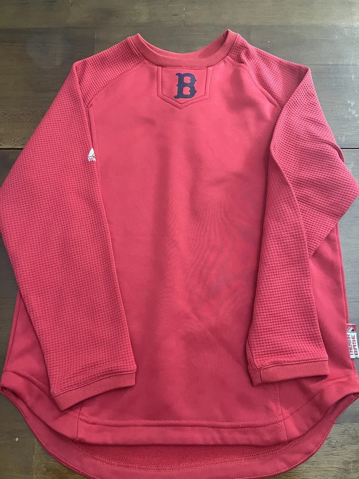 Boston Red Sox Cool Base Pullover Sweatshirt Small - Image 1 of 3