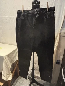 Talbots Jegging, Größe 18W, schwarz, spitz zulaufendes Bein, Knöchelknopfdetail, neu ohne Etikett - Bild 1 von 6