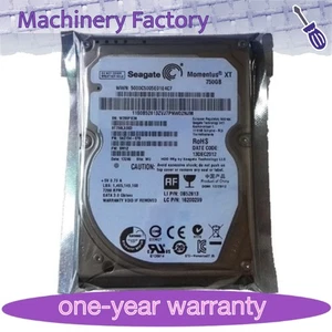 Seagate ST750LX003 Momentus XT 7200 750GB RPM SATA 2.5" Laptop SSHD Hybrid Drive - Picture 1 of 5