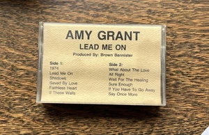 Amy Grant - 'Lead Me On' pre-release promo only cassette RARE!! - Picture 1 of 2