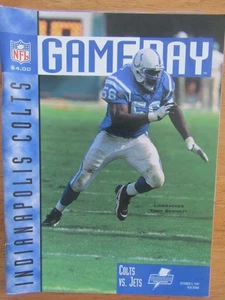 NFL GAMEDAY PROGRAMM 10-5-97 COLTS VS JETS, TONY BENNETT - Bild 1 von 1
