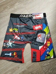 NWT Aeropostale MARVEL Men's 1 pack Performance boxer briefs Multi color M - Picture 1 of 4