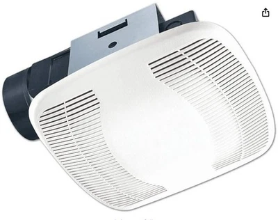 Ventilador de escape Air King 90 CFM montado en el techo instalación a presión baño, BFQ90 Foto 1 de 2