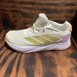 Adidas Kinder Jugend Duramo SL Laufschuhe Elfenbein Gold Pink ID5890 Größe 5,5 Neu - Bild 1 von 8