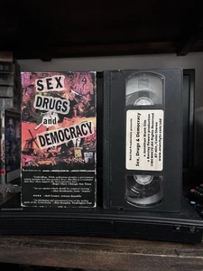 Sex, Drugs and Democracy VHS Tape Wild Video HTF OOP Anarchy TV 1994 - Picture 1 of 6
