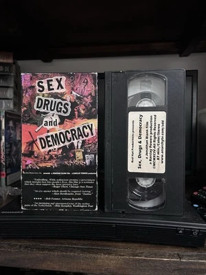 Sex, Drugs and Democracy VHS Tape Wild Video HTF OOP Anarchy TV 1994 - Image 1 of 4
