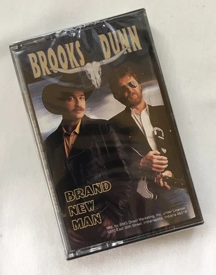 Brooks & Dunn “Brand New Man” Cassette Tape 1991 Arista - New Sealed Unused - Image 1 of 3