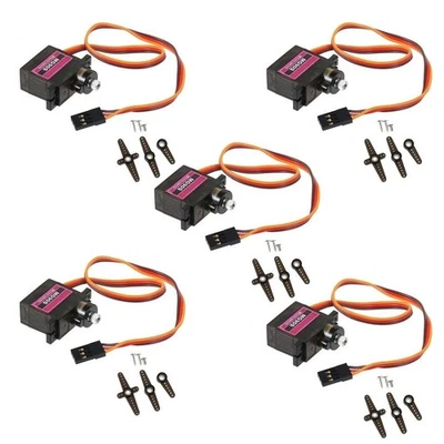 5pcs 9G Metal MG90S Metallgetriebe Digital Micro Servo Motor für Roboter Auto - Bild 1 von 4