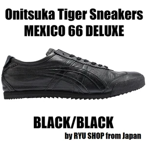 Onitsuka Tiger Sneaker MEXICO 66 DELUXE 1181A367.002 BLACK/BLACK - Picture 1 of 12