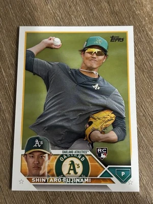 Shintaro Fujinami 2023 Topps Series 2 #561 Golden Mirror SSP RC Athletics - Image 1 of 2