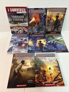 I Survived Lot of 8 Graphic Series Novels By Lauren Tarshis - Picture 1 of 13