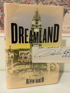 SIGNED • DREAMLAND • KEVIN BAKER • FIRST EDITION 2ND PRINT • VG+ • NYC HISTORY - Picture 1 of 14