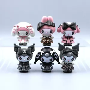 6 pz/set graziose figure Kuromi My Melody bambola PVC giocattolo collezione regalo - Foto 1 di 4