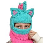 Adult Teens Neck Protect Hat Balaclava Knit Hat Soft Winter Warmer Cycling Hat