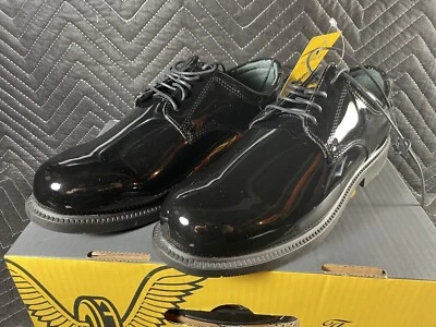 Zapatos de vestir para hombre 11 anchos nuevos en caja Thorogood 831–6031 Poromeric Academy Oxford brillantes Foto 1 de 4