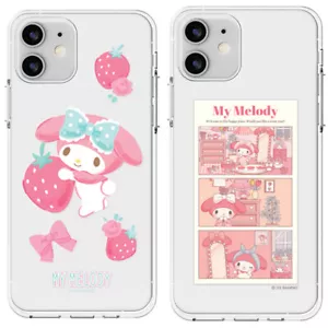 My Melody Variety 2 Clear Case for iPhone X XS XS Max XR 7/8/SE2/SE3 7/8 Plus - Picture 1 of 23