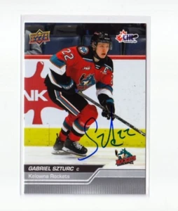 GABRIEL SZTURC autographed SIGNED '23/24 Upper Deck CHL card TAMPA BAY LIGHTNING - Picture 1 of 1