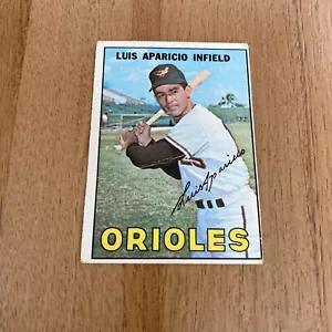 1967 TOPPS MLB Baseball #60 Luis Aparicio Baltimore Orioles Creased - Picture 1 of 2