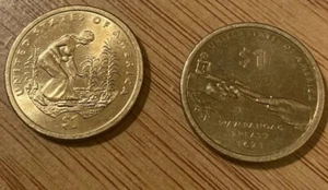 (36)2000 P&D SACAGAWEA $1DOLLAR US LIBERTY COINS&Rare WampanoagTreaty/AGCULTURE - Picture 1 of 6