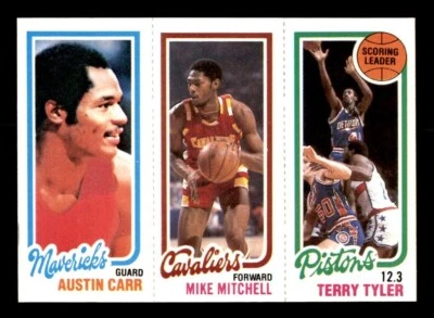 1980 Topps Basketball #34 Carr Mitchell Tyler EX/MT *e2 - Image 1 of 2