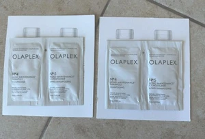 SET OF 2 Olaplex No 4 & No 5 Bond Maintenance Shampoo & Conditioner SAMPLE DUOS - Picture 1 of 2