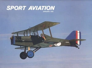 Sport Aviation Magazine Jan 1982 Torque Stand Carbon Fiber Marquart Charger EAA - Bild 1 von 6