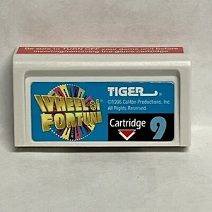 Vintage 1996 Tiger Electronics Wheel Of Fortune Hand Held Game Cartridge #9 - Picture 1 of 3