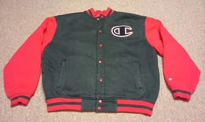 Vintage Champion Varsity Letterman “Big C” Red/Black Men’s XL Jacket - Picture 1 of 9