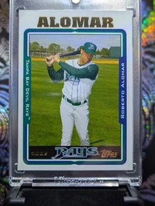 2005 Topps Roberto Alomar Tampa Bay Devil Rays #626 (MEHR KAUFEN - SPAREN 💲 BEIM VERSAND - Bild 1 von 2