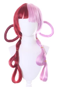 PL-325 Rosa Rojo 65cm 3 Piezas para Uta Utahime Cosplay Peluca Anime Manga - Imagen 1 de 7