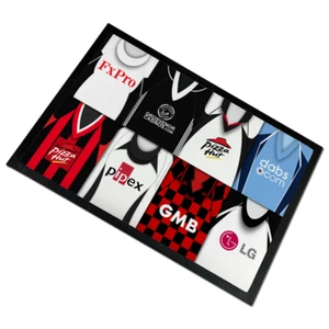 Fulham Classic Kits Montage Tür Fußmatte Retro Bausätze Männerhöhle Fans Geschenk - Bild 1 von 1
