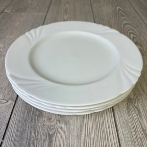 NIKKO Estate White Dinner Plates, Set of 4 Vintage White, 10.5" Manor Collection - Picture 1 of 4