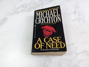 A Case of Need Michael Crichton Medical Thriller Suspense Fiction Book - Bild 1 von 5
