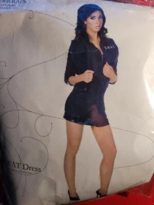  Women's Sexy S.W.A.T Cosplay Halloween Costume Dress Size Medium  - Picture 1 of 5