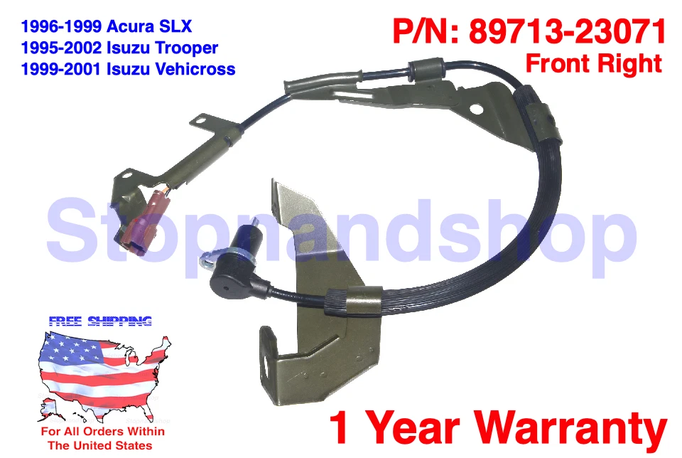 Новый датчик скорости колеса ABS для переднего пассажира Acura SLX Isuzu Trooper Vehicross - Изображение 1 из 1