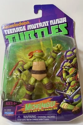 Tortuga Ninja Michelangelo Teenage Mutant Nickelodeon 2012 Playmates sellado 90503 Foto 1 de 4