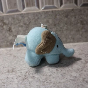 Carter's Elephant plush stuffed Animal blue Tan ears - Picture 1 of 8