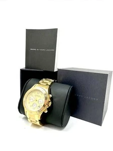 Marc by Marc Jacobs Damen Armbanduhr MBM3188 Rock Chrono goldfarben - Bild 1 von 9