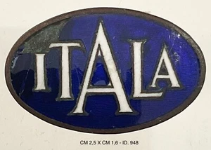 ITALA AUTO TORINO DISTINTIVO PUBBLICITARIO DITTA AUTOMOBILI PRODUTTORE BREGONZIO - Picture 1 of 6