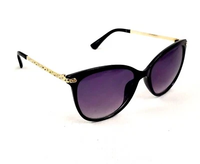 Очки солнцезащитные Foster Grant MIREYA унисекс для взрослых черные/золотистые кошачий глаз солнцезащитные очки - Изображение 1 из 4