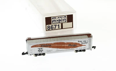 Märklín Mini-Club 8671 Western Pacific Freight Box Car Z Marklin - Image 1 of 2
