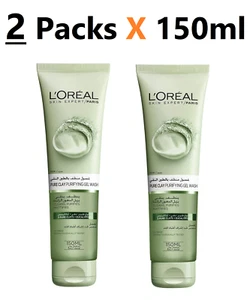 L'Oréal Paris Skin Care Pure Clay Cleanser Green, Purifies & Matifies (2X150ml) - Picture 1 of 9