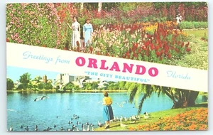 Hermosa postal saludos desde Orlando Florida The City - Imagen 1 de 3