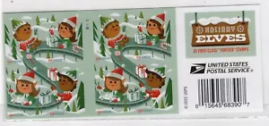 2022 Forever Holiday Elves booklet of 20 Scott #5725b, Mint NH - Picture 1 of 1