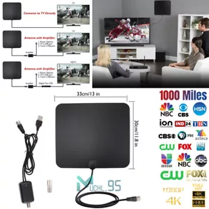 Antena de TV digital amplificador de señal HDTV para interiores 4K HD 1080P EE. UU. - Imagen 1 de 13