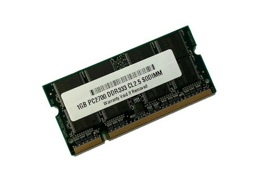 1GB PC2700 DDR333 SODIMM for Apple PowerBook 4 iBook G4 iMac M95954G/A Memory - Image 1 of 1