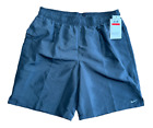 Nike Men's Essential Lap 9" Volley Shorts Swim Trunks Gray Sz Large NESSA558 NWT