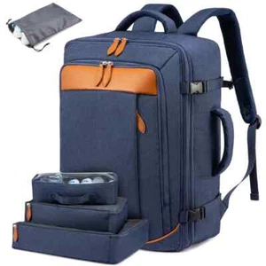 Handgepäck Rucksack mit 4 Packwürfeln, 40L Reiserucksack für Männer und Frauen - Bild 1 von 11