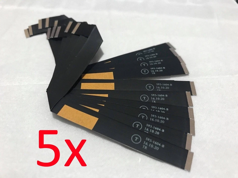 5 peças 593-1604-B para Macbook Air A1466 cabo touchpad, genuíno, 100% TESTADO, NOVO - Imagem 1 de 1