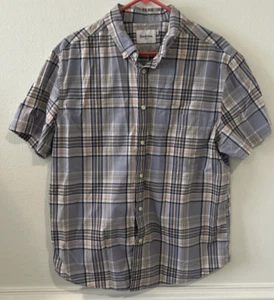 Goodfellow & Co Mens XL Standard Fit Plaid Short Sleeve Button Up Pocket - Bild 1 von 3
